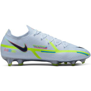 Nike �i�C�L �����Y �X�j�[�J�[ �yNike Phantom Elite GT2 Elite FG Grey Volt�z �T�C�Y US_9(27.0cm) Football Grey/Light Marine/Volt/Blackened Blue
