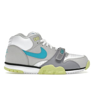Nike �i�C�L �����Y �X�j�[�J�[ �yNike Air Trainer 1 Citron�z �T�C�Y US_6.5(24.5cm) White/Cement Grey/Neutral Grey/Teal Nebula/Citron/Black