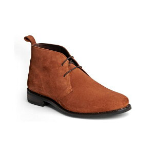 A\j[ BA Y u[c V[Y Men's Arthur Suede Leather Chukka Boots Camel