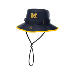 �W���[�_�� �����Y �X�q �A�N�Z�T���[ Men's Navy Michigan Wolverines 2024/25 On-Field Apex Performance Boonie Bucket Hat Navy