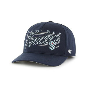 47�u�����h �����Y �X�q �A�N�Z�T���[ Men's Deep Sea Blue Seattle Kraken Marquee Hitch Snapback Hat Deep Sea Blue