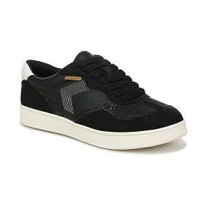 hN^[EV[ fB[X Xj[J[ V[Y Women's Right On Round Toe Lace Up Sneakers Black Faux Leather