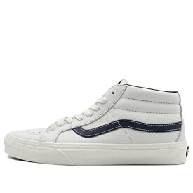 Vans バンズ メンズ スニーカー 【Vans Sk8-Mid Mid-Top Casual Skate Shoes Unisex White Blue VN0A3MV8FS8】 サイズ US_M_4.5