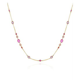 ティー・タハリ レディース ネックレス・チョーカー・ペンダントトップ アクセサリー Gold-Tone Lilac Violet Glass Stone Dainty Statement Necklace Gold