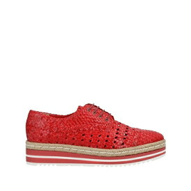 【送料無料】 ポンス キンタナ レディース オックスフォード シューズ Lace-up shoes Red