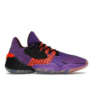 adidas �A�f�B�_�X �����Y �X�j�[�J�[ �yadidas Harden Vol. 4 McDonald's�z �T�C�Y US_9(27.0cm) Active Purple/Core Black/Solar Orange