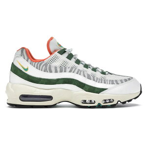 Nike �i�C�L �����Y �X�j�[�J�[ �yNike Air Max 95 Era Safari�z �T�C�Y US_5.5(23.5cm) Sail/New Green-Forest Green