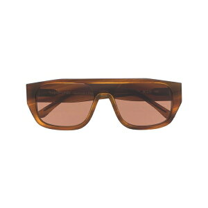 �e�B�G���[ ���X���[ ���f�B�[�X �T���O���X���A�C�E�F�A �A�N�Z�T���[ Tortoiseshell-effect pilot-frame sunglasses Brown
