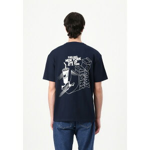 トミーヒルフィガー メンズ サンダル シューズ SKATER GRAPHIC TEE - Print T-shirt - dark night navy