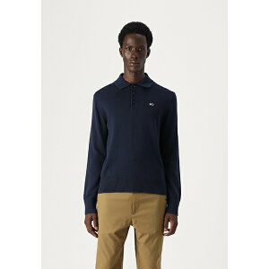 g~[qtBK[ Y T_ V[Y SLIM ESSENTIAL SWEATER - Long sleeved top - dark night navy