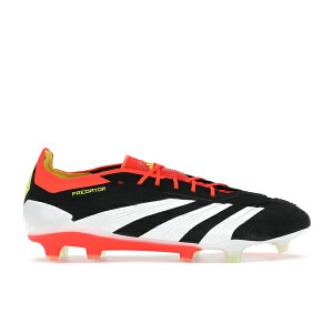 adidas �A�f�B�_�X �����Y �X�j�[�J�[ �yadidas Predator Elite FG Core Black Cloud White Solar Red�z �T�C�Y US_7(25.0cm) Core Black/Cloud White/Solar Red