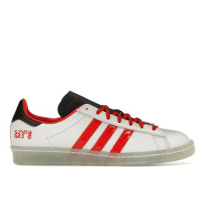 adidas �A�f�B�_�X �����Y �X�j�[�J�[ �yadidas Campus 80s Howlin' Ray's�z �T�C�Y US_9.5(27.5cm) Chalk White/Vivid Red/Core Black