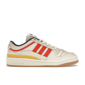 adidas �A�f�B�_�X �����Y �X�j�[�J�[ �yadidas Forum Low Wood Wood Burnt Orange�z �T�C�Y US_M_13 Off White/Burnt Orange/Mustard Yellow