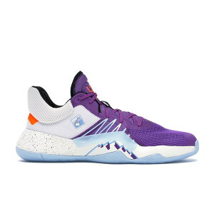 adidas �A�f�B�_�X �����Y �X�j�[�J�[ �yadidas D.O.N. Issue #1 Mailman Karl Malone�z �T�C�Y US_9.5(27.5cm) Active Purple/Footwear White/Glow Blue