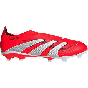 adidas �A�f�B�_�X �����Y �X�j�[�J�[ �yadidas Predator League Laceless FG/MG Pure Victory Pack�z �T�C�Y US_9.5(27.5cm) Lucid Red/Cloud White/Core Black