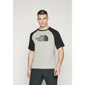 ノースフェイス メンズ バスケットボール スポーツ RAGLAN EASY TEE - Print T-shirt - gravel grey