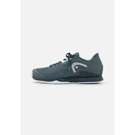ヘッド メンズ バスケットボール スポーツ SPRINT PRO 3.5 CLAY MEN - Clay court tennis shoes - dark grey/blue