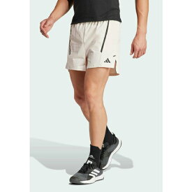 アディダス メンズ バスケットボール スポーツ PRO SERIES - Sports shorts - putty mauve black