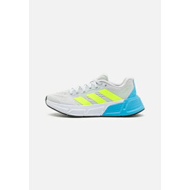 アディダス レディース フィットネス スポーツ QUESTAR 2 - Neutral running shoes - dash grey/lucid lemon/semi blue burst