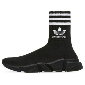 Balenciaga �o�����V�A�K �����Y �X�j�[�J�[ �yAdidas x Balenciaga Speed Sneaker 'Black' 717591WBDV11009�z �T�C�Y US_7(25.0cm)