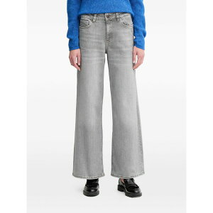 ���X ���b�V�� ���f�B�[�X �f�j���p���c �{�g���X Mmdara hera wide-leg jeans Grey