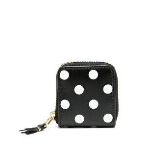 �R���f�M�����\�� �����Y ���z �A�N�Z�T���[ Bold-dot pattern leather wallet Black