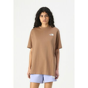 m[XtFCX fB[X tBbglX X|[c OVERSIZE SIMPLE DOME TEE - Print T-shirt - latte