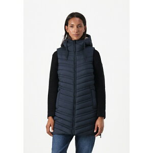 geC[ fB[X WPbgu] AE^[ LONG HOODED VEST - Waistcoat - sky captain blue