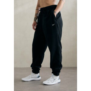 ナイキ レディース フィットネス スポーツ ONE PANT POLAR - Tracksuit bottoms - black/pale ivory
