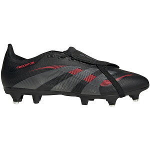 adidas �A�f�B�_�X �����Y �X�j�[�J�[ �yadidas Predator League Fold-Over Tongue SG Core Black Grey Four Lucid Red�z �T�C�Y US_8(26.0cm) Core Black/Grey Four/Lucid Red