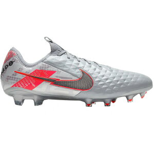 Nike �i�C�L �����Y �X�j�[�J�[ �yNike Tiempo Legend 8 Elite FG Metallic Bomber Grey�z �T�C�Y US_8.5(26.5cm) Metallic Bomber Grey/Particle Grey/Laser Crimson/Black