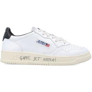 Autry �I�[�g���[ �����Y �X�j�[�J�[ �yAutry Medalist Leather Low Game Set Match! White Black�z �T�C�Y EU_42(27.0cm) White/Black