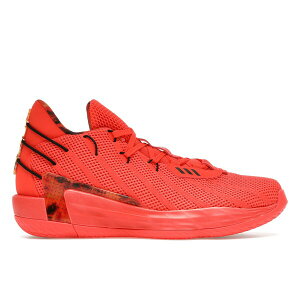 adidas �A�f�B�_�X �����Y �X�j�[�J�[ �yadidas Dame 7 Fire Of Greatness�z �T�C�Y US_9(27.0cm) Solar Red/Core Black/ Yellow