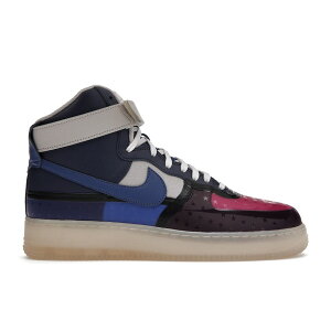 Nike �i�C�L �����Y �X�j�[�J�[ �yNike Air Force 1 High '07 Premium Thunder Blue Pink Prime�z �T�C�Y US_12(30.0cm) Thunder Blue/Mystic Navy/Light Iron Ore