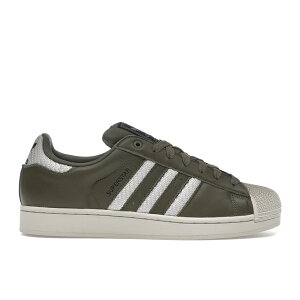 adidas �A�f�B�_�X �����Y �X�j�[�J�[ �yadidas Superstar II Medium Dark Khaki Bliss�z �T�C�Y US_7(25.0cm) Medium Dark Khaki/Bliss/Core Black