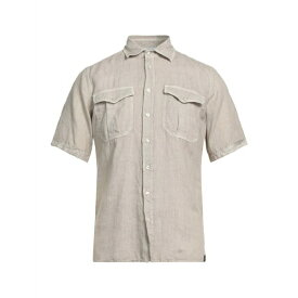 【送料無料】 グランサッソ メンズ シャツ トップス Shirts Light grey