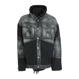 【送料無料】 ディースクエアード メンズ ジャケット＆ブルゾン アウター Denim outerwear Black