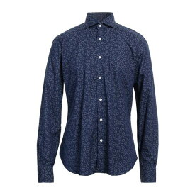 【送料無料】 ダンディライフ バイ バルバ メンズ シャツ トップス Shirts Navy blue