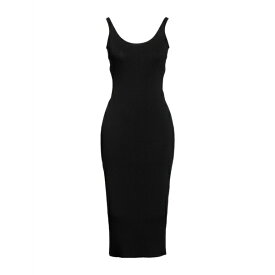 【送料無料】 ジーシーディーエス レディース ワンピース トップス Midi dresses Black