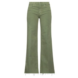 【送料無料】 マザー レディース デニムパンツ ボトムス Jeans Military green