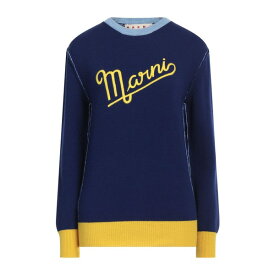 【送料無料】 マルニ レディース ニット&セーター アウター Sweaters Blue
