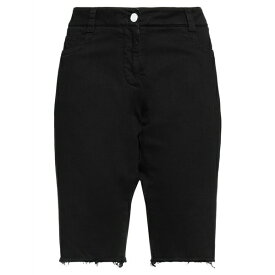 【送料無料】 インコテックス レディース デニムパンツ ボトムス Denim shorts Black