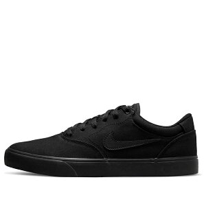 Nike �i�C�L �����Y �X�j�[�J�[ �yNike Chron 2 Canvas SB 'Triple Black' DM3494-002�z �T�C�Y US_7.5(25.5cm)