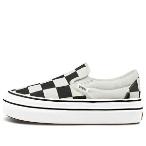 Vans �o���Y �����Y �X�j�[�J�[ �yVans Super ComfyCush Slip-On 'Big Classics Checker' VN0A4U1FXT4�z �T�C�Y US_M_4.5