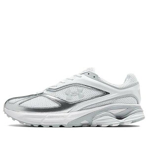 Under Armour �A���_�[�A�[�}�[ �����Y �X�j�[�J�[ �yUnder Armour Hovr Apparition 'White Metallic Silver' 3027595-111�z �T�C�Y US_7.5(25.5cm)
