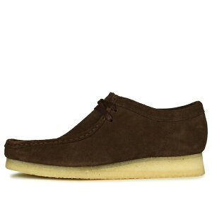 Clarks �N���[�N�X �����Y �X�j�[�J�[ �yClarks Wallabee 'Dark Brown Suede' 26156606�z �T�C�Y US_8(26.0cm)