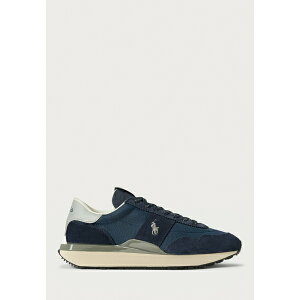 t[ Y T_ V[Y TRAIN 89 SUEDE & OXFORD SNEAKER UNISEX - Trainers - hunter navy