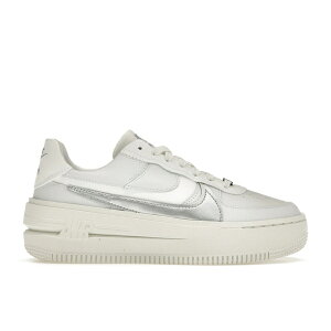Nike iCL fB[X Xj[J[ yNike Air Force 1 PLT.AF.ORM Summit White Metalic Silver (Women's)z TCY US_5.5(22.5cm) Summit White/Sail/Wolf Gray/Metallic Silver