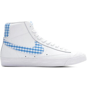 Nike iCL fB[X Xj[J[ yNike Blazer Mid 77 Blue Gingham (Women's)z TCY US_7(24.0cm) White/University Blue