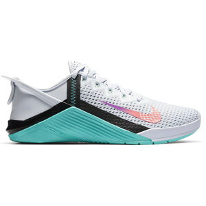 Nike �i�C�L ���f�B�[�X �X�j�[�J�[ �yNike Metcon 6 Flyease Grey Oracle Aqua (Women's)�z �T�C�Y US_5.5(22.5cm) Football Grey/Oracle Aqua/Black/Flash Crimson